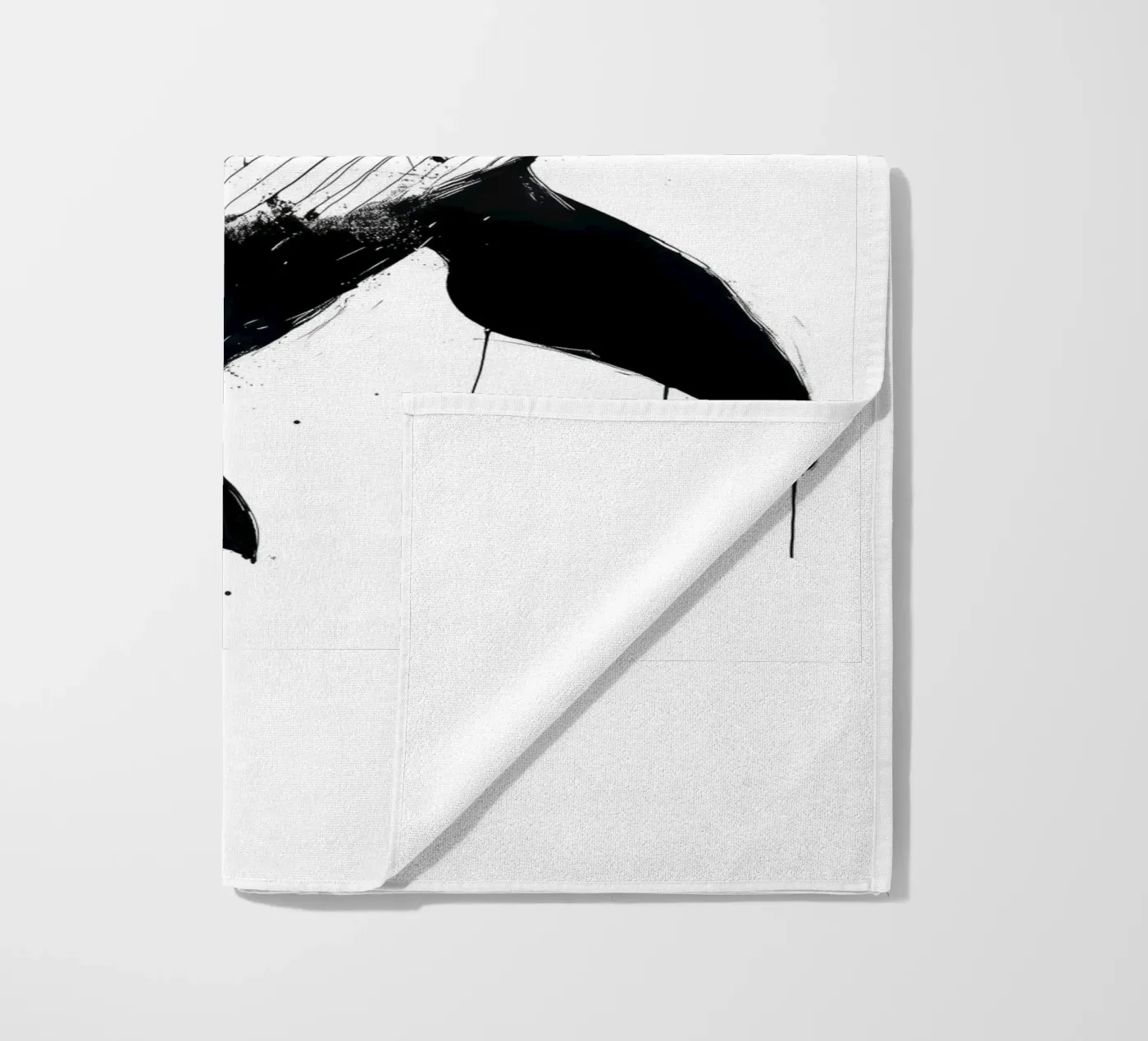 Black and white whale telo mare da Justyna Jaszke JBJart