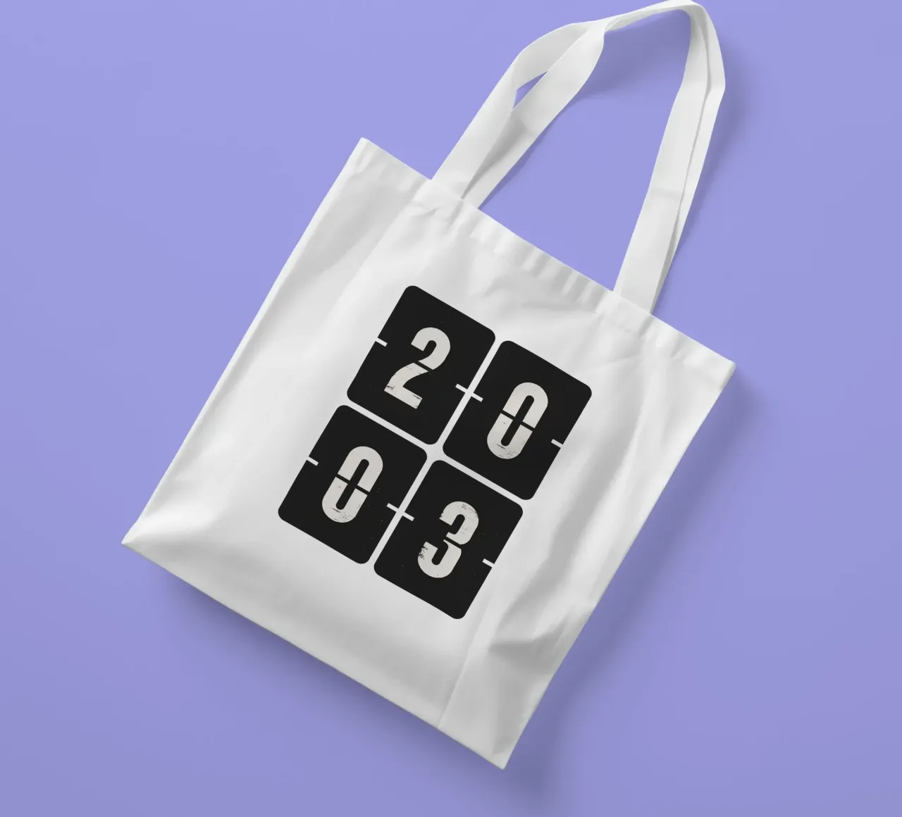 Année 2003 tote bag de Vintagrafica