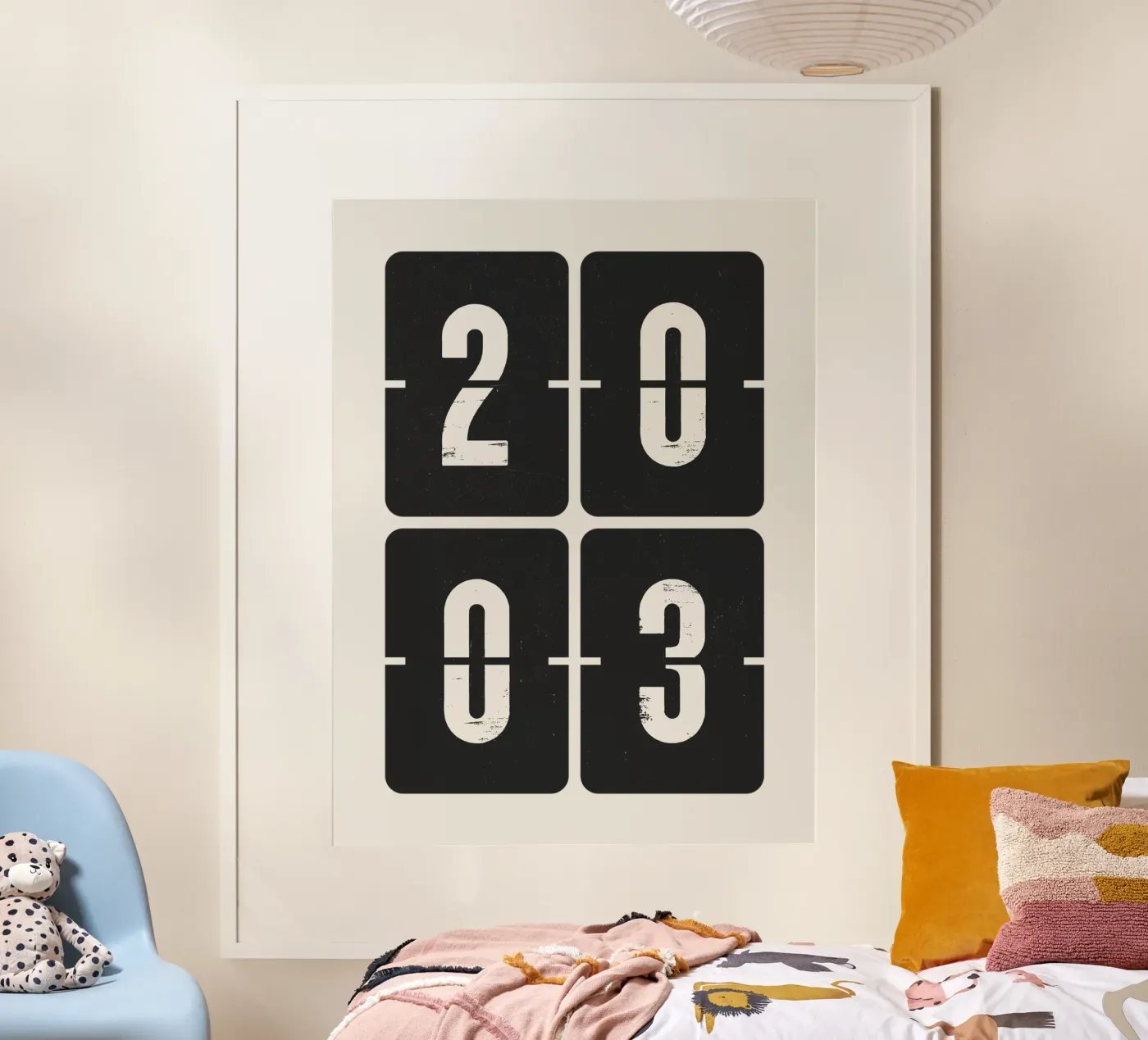 2003 Jaar poster van Vintagrafica