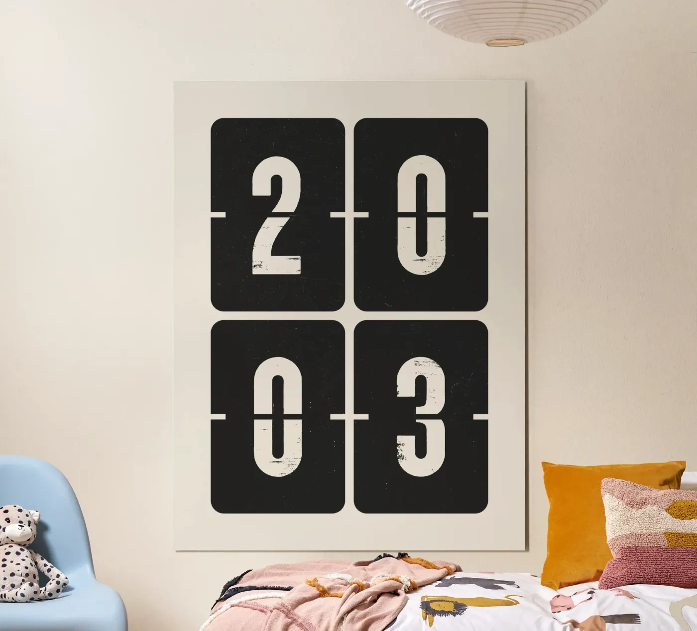 2003 Jaar poster van Vintagrafica