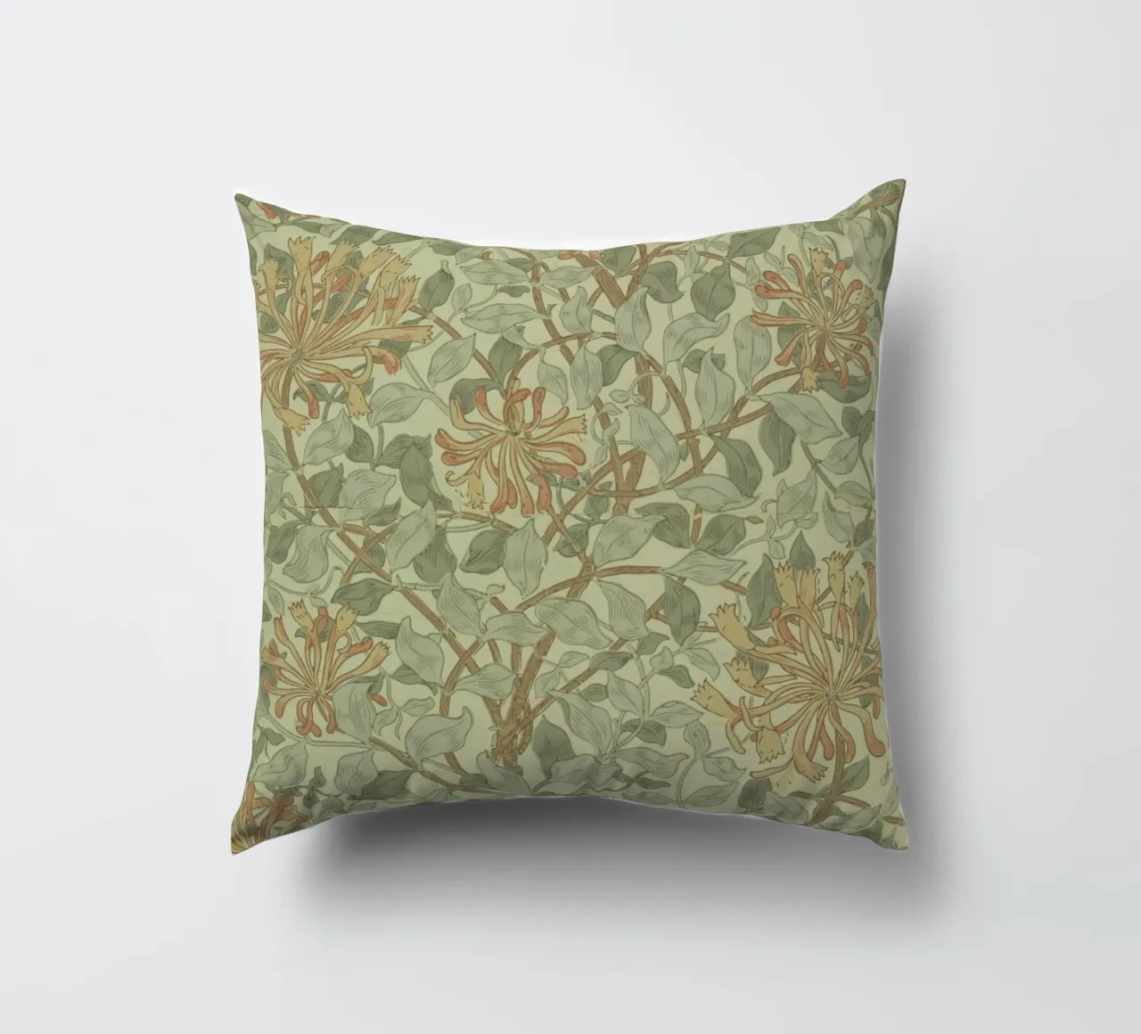William Morris - Caprifoglio floreale cuscino da William Store