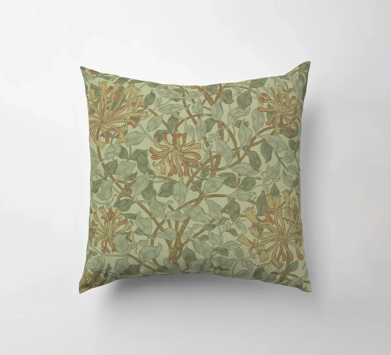 William Morris - Caprifoglio floreale cuscino da William Store