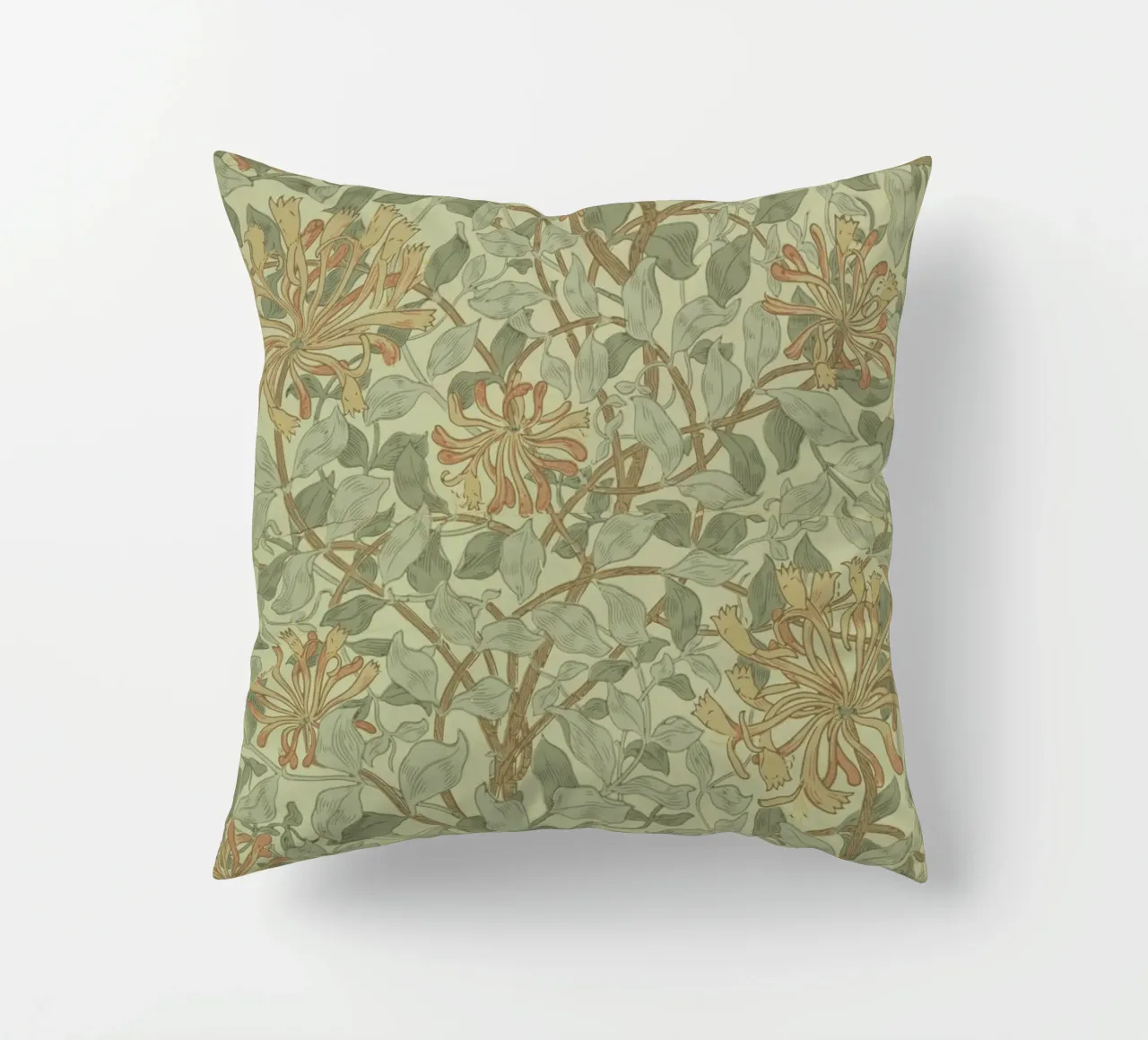 William Morris - Caprifoglio floreale cuscino da William Store