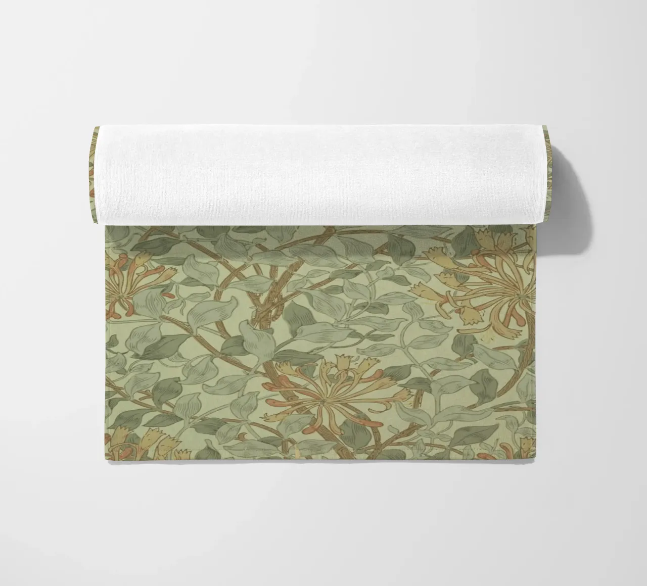 William Morris - Caprifoglio floreale telo mare da William Store