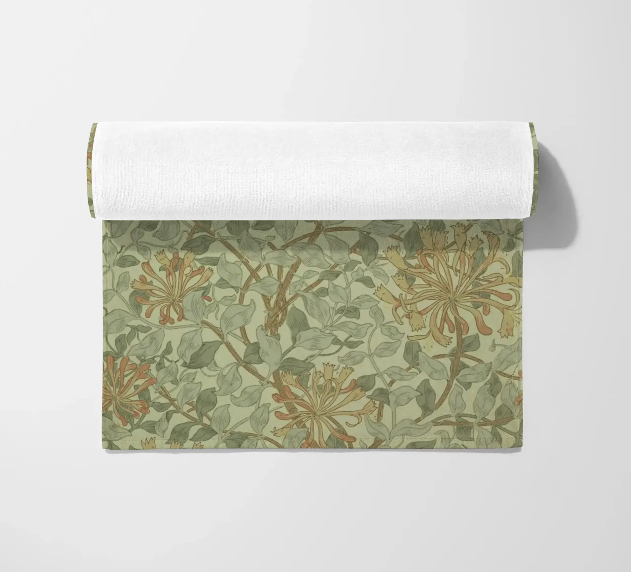 William Morris - Caprifoglio floreale telo mare da William Store