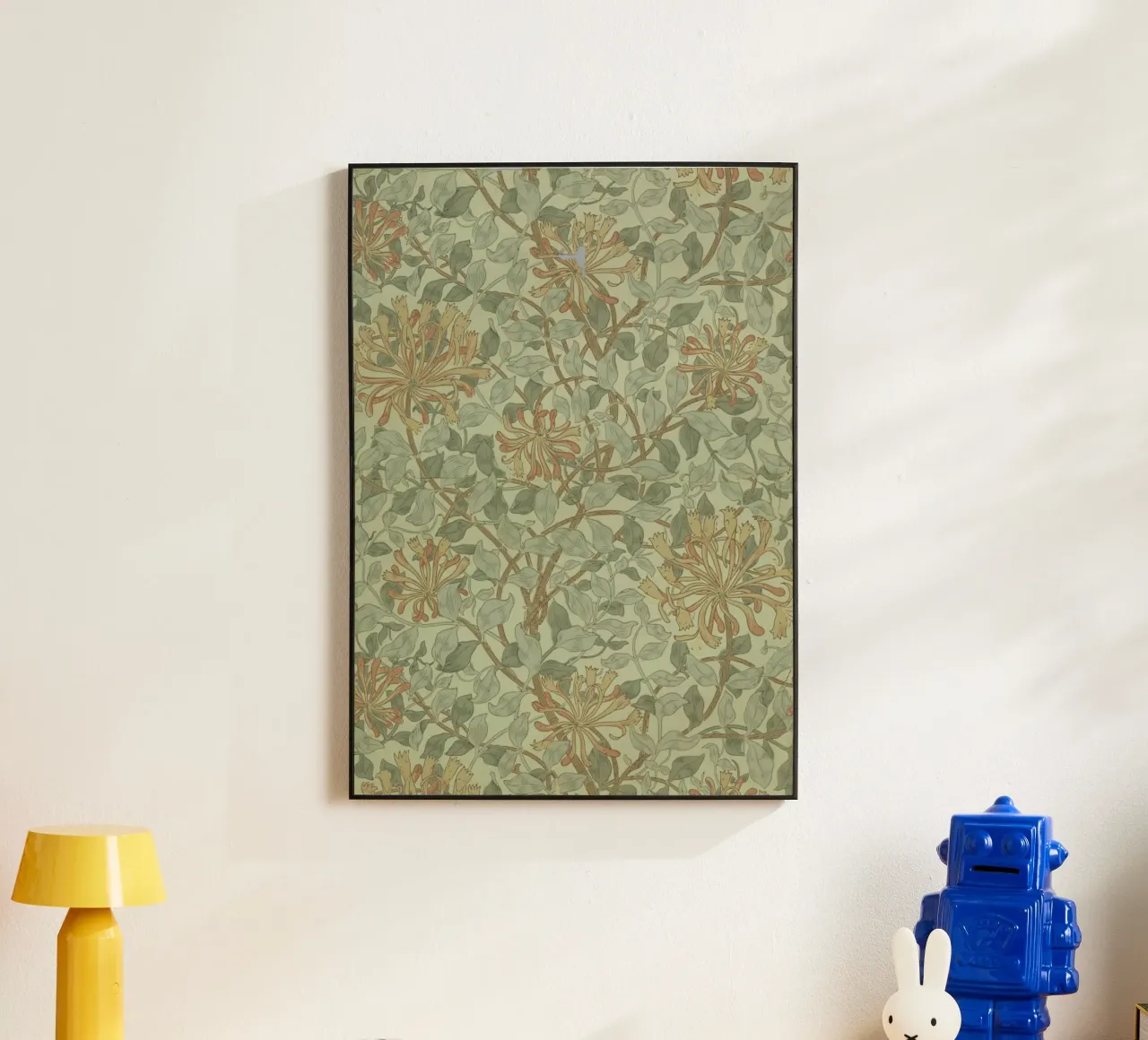 William Morris - Caprifoglio floreale alluminio dibond da William Store