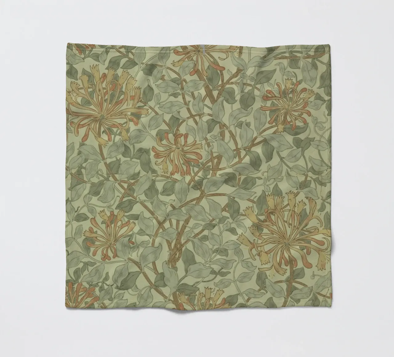 William Morris - Caprifoglio floreale coperta in pile da William Store