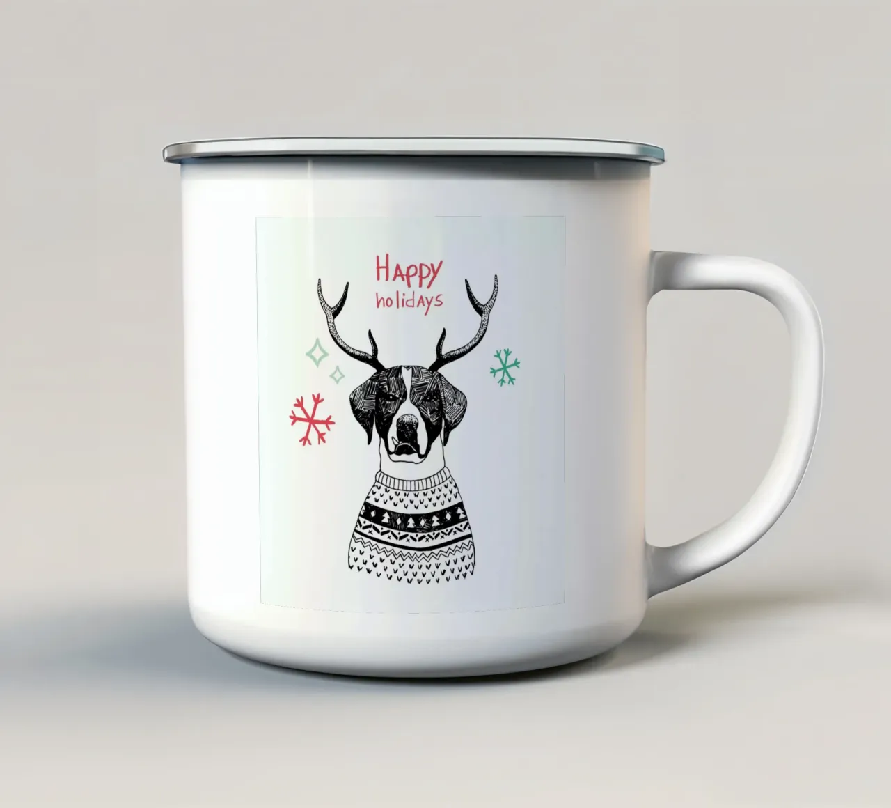 Chef's Holidays tazza in smalto da BlauMaschine