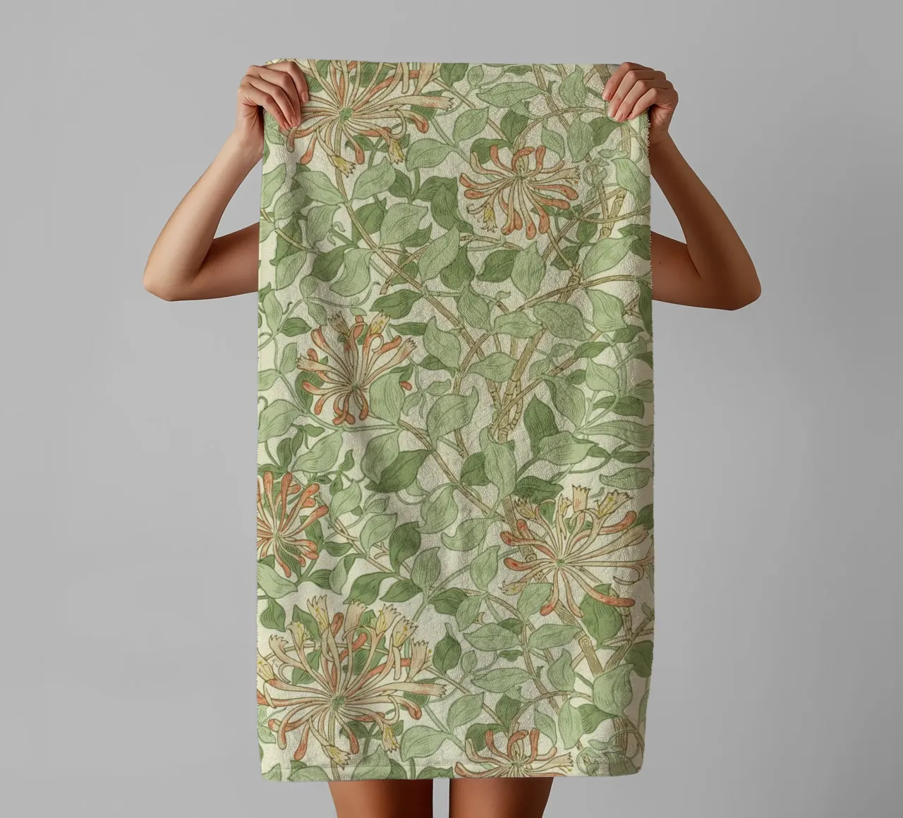 William Morris floreale asciugamano da bagno da William Store