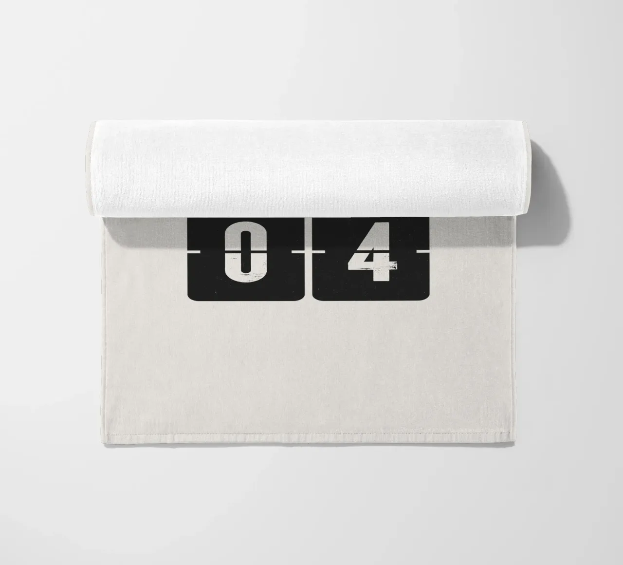 2004 Jaar strandhanddoek van Vintagrafica
