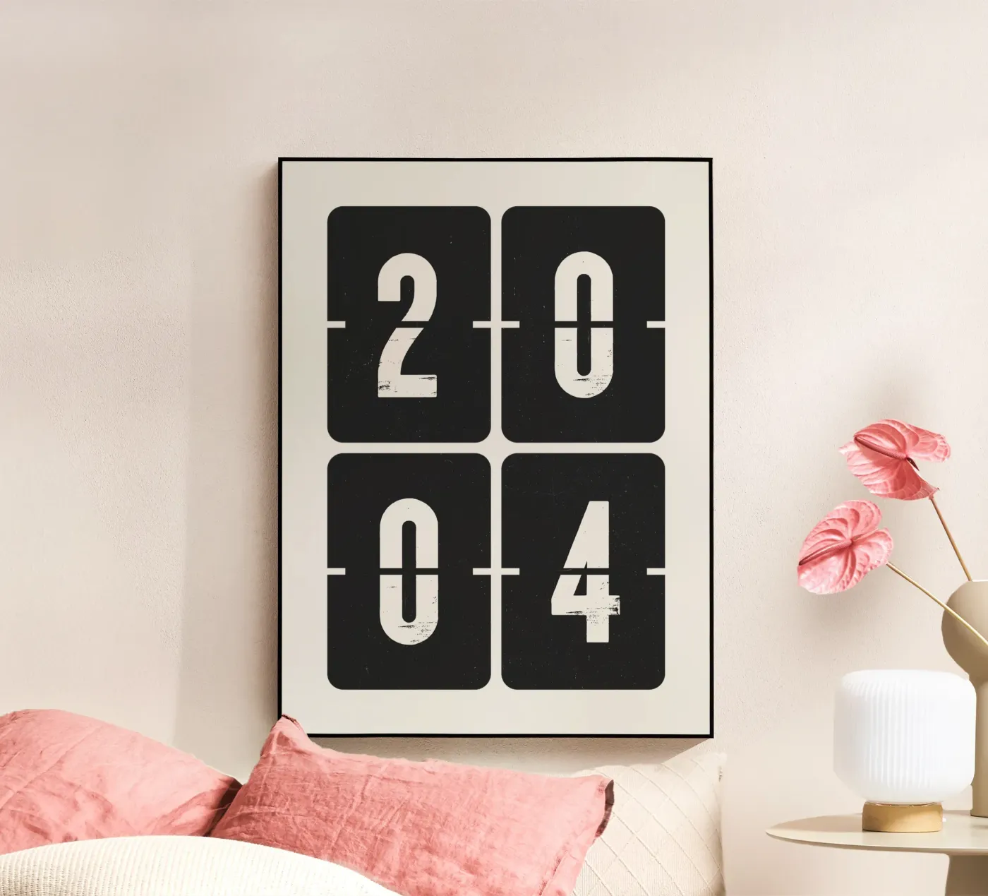 2004 Year Acryl-Glas von Vintagrafica