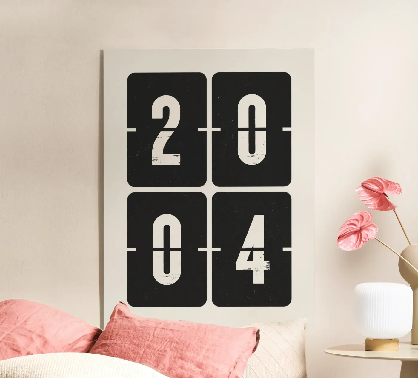 2004 Year Acryl-Glas von Vintagrafica