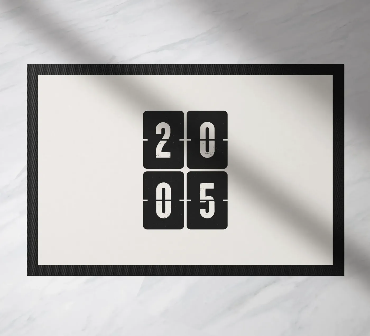 2005 Year doormat by Vintagrafica