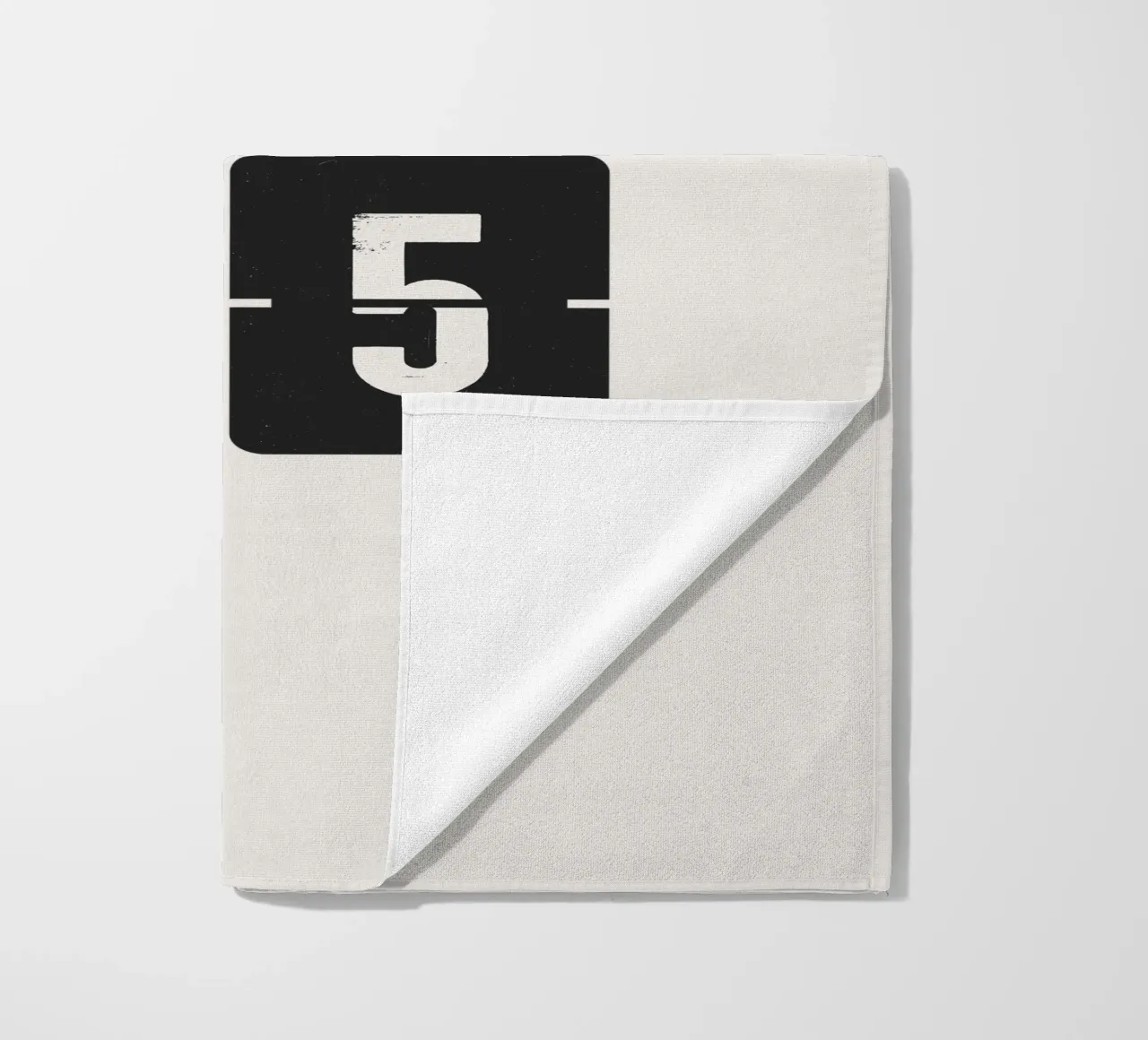 2005 Jaar strandhanddoek van Vintagrafica