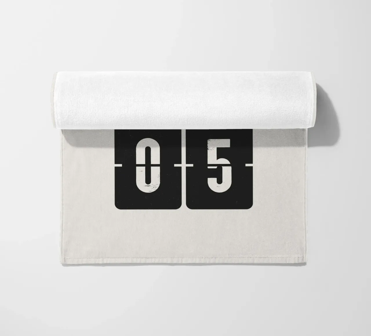 2005 Jaar strandhanddoek van Vintagrafica