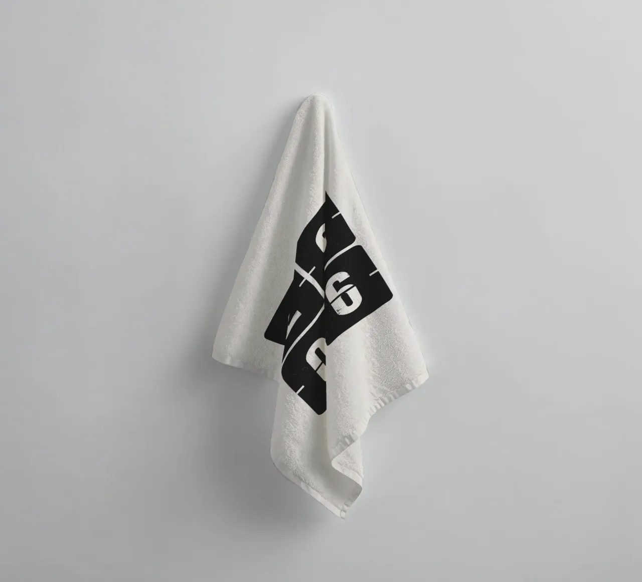 2006 Jaar badhanddoek van Vintagrafica