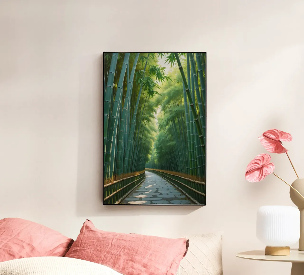 Pathway Through the Bamboo Wonderland metacrilato de AlbertKlee