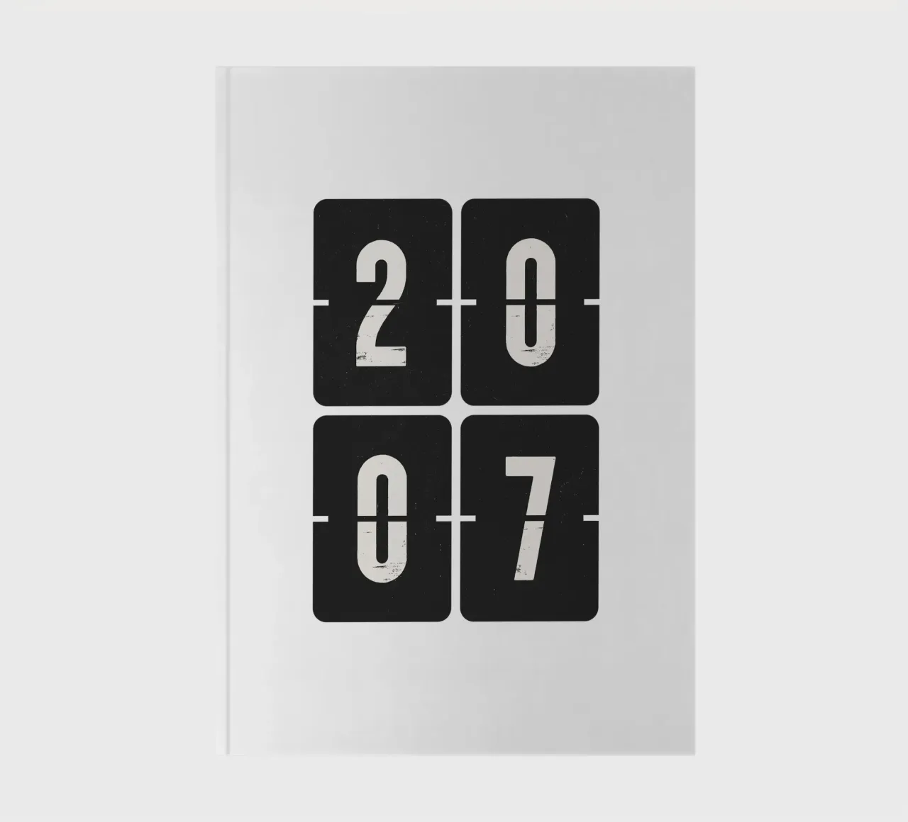 2007 Year notebook by Vintagrafica