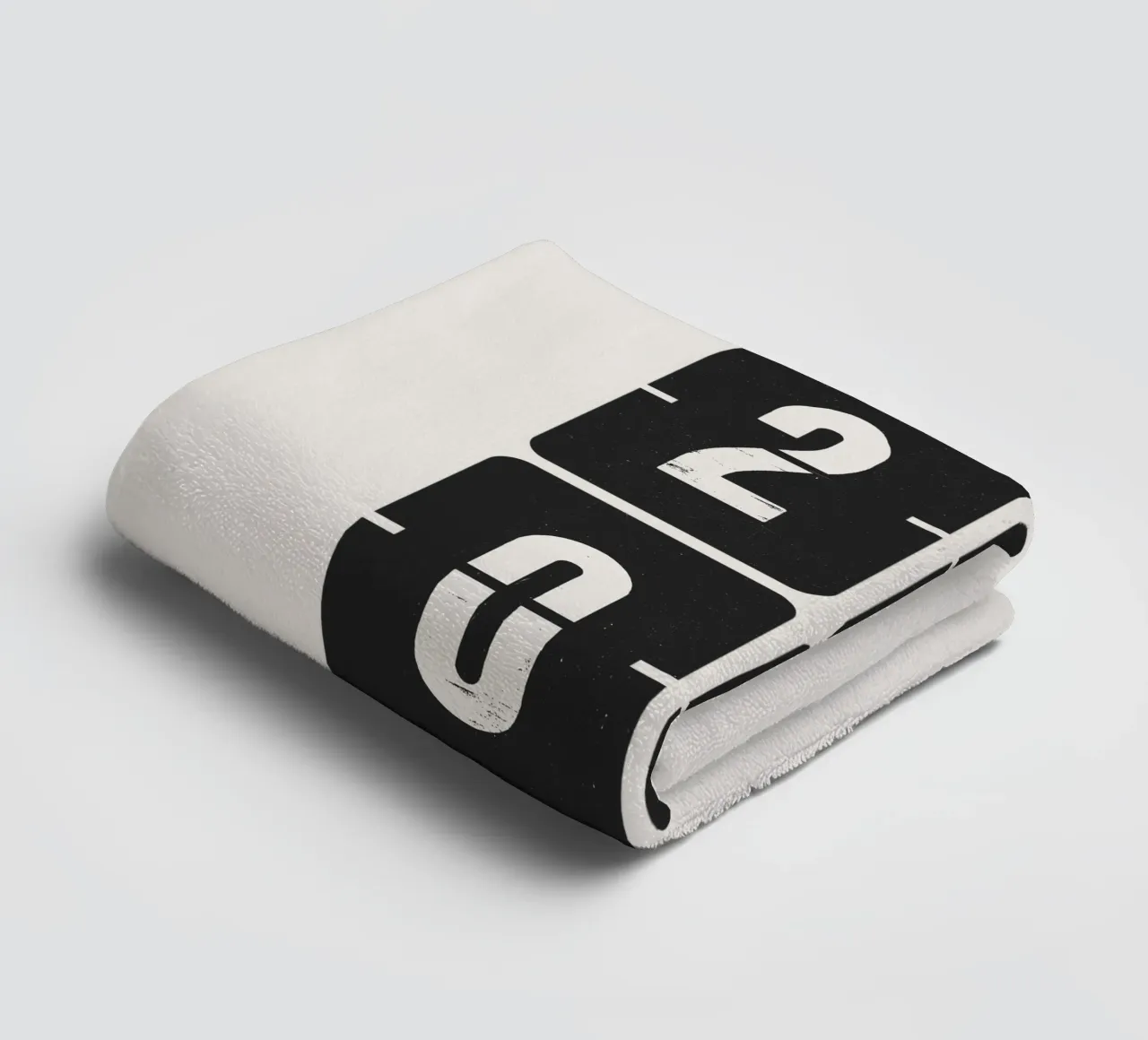 2007 Jaar badhanddoek van Vintagrafica