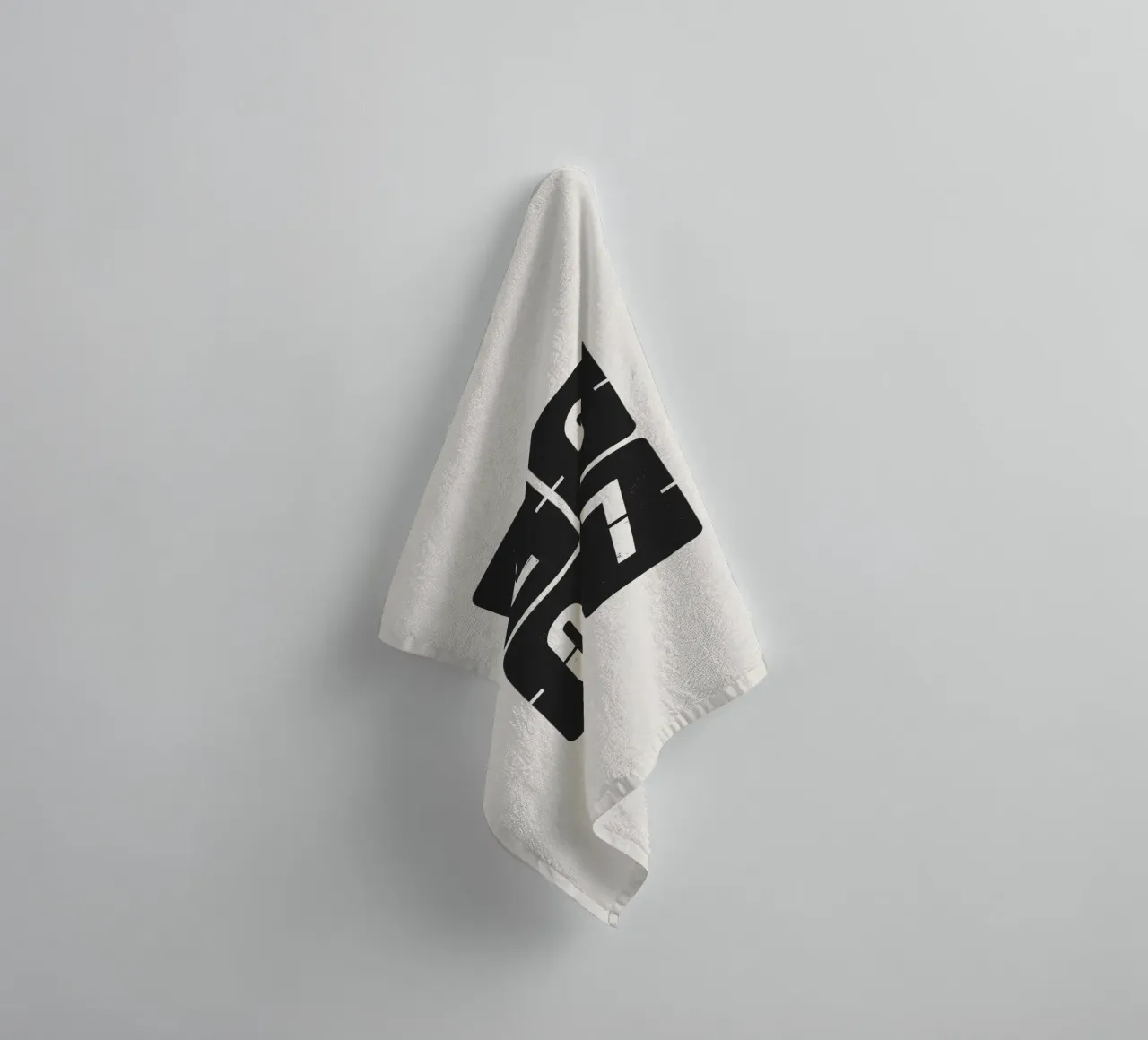 2007 Jaar badhanddoek van Vintagrafica