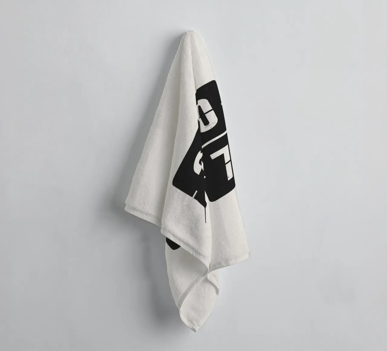 2007 Jaar badhanddoek van Vintagrafica