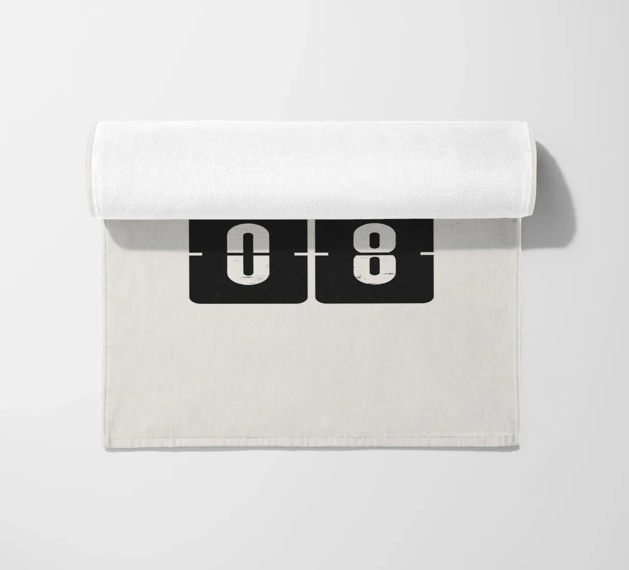 2008 Jaar strandhanddoek van Vintagrafica