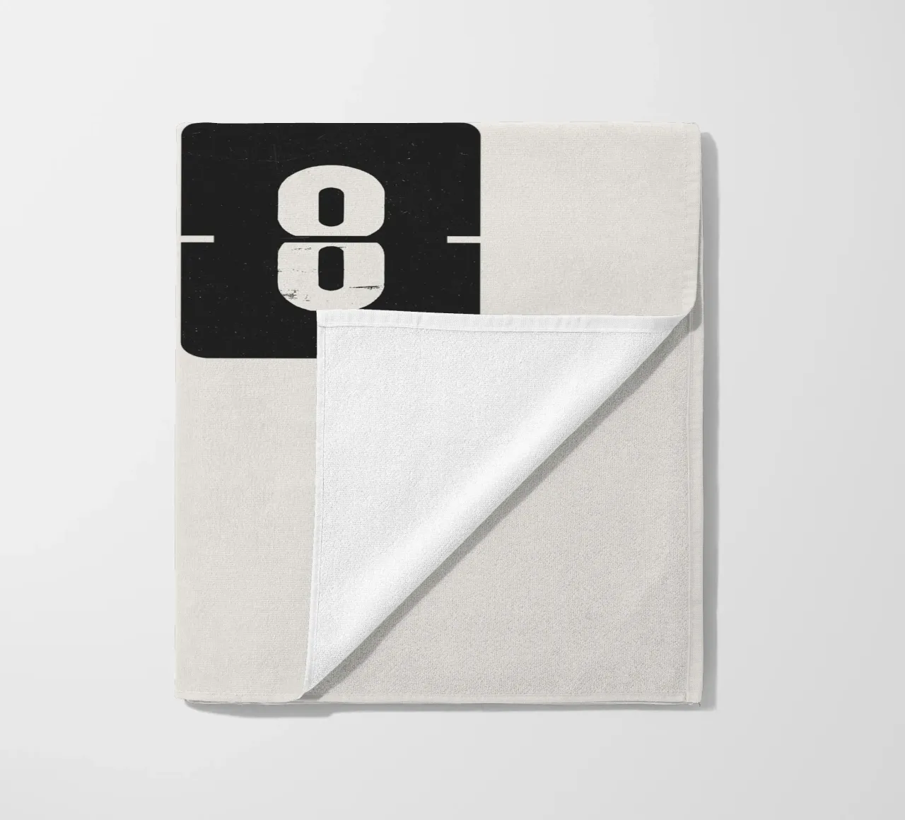 2008 Jaar strandhanddoek van Vintagrafica