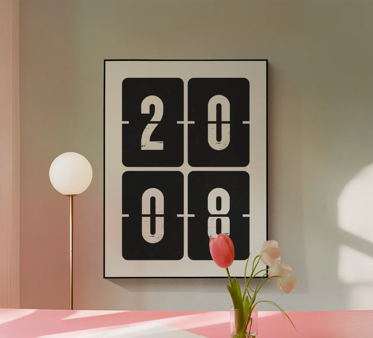 Anno 2008 plexiglass da Vintagrafica