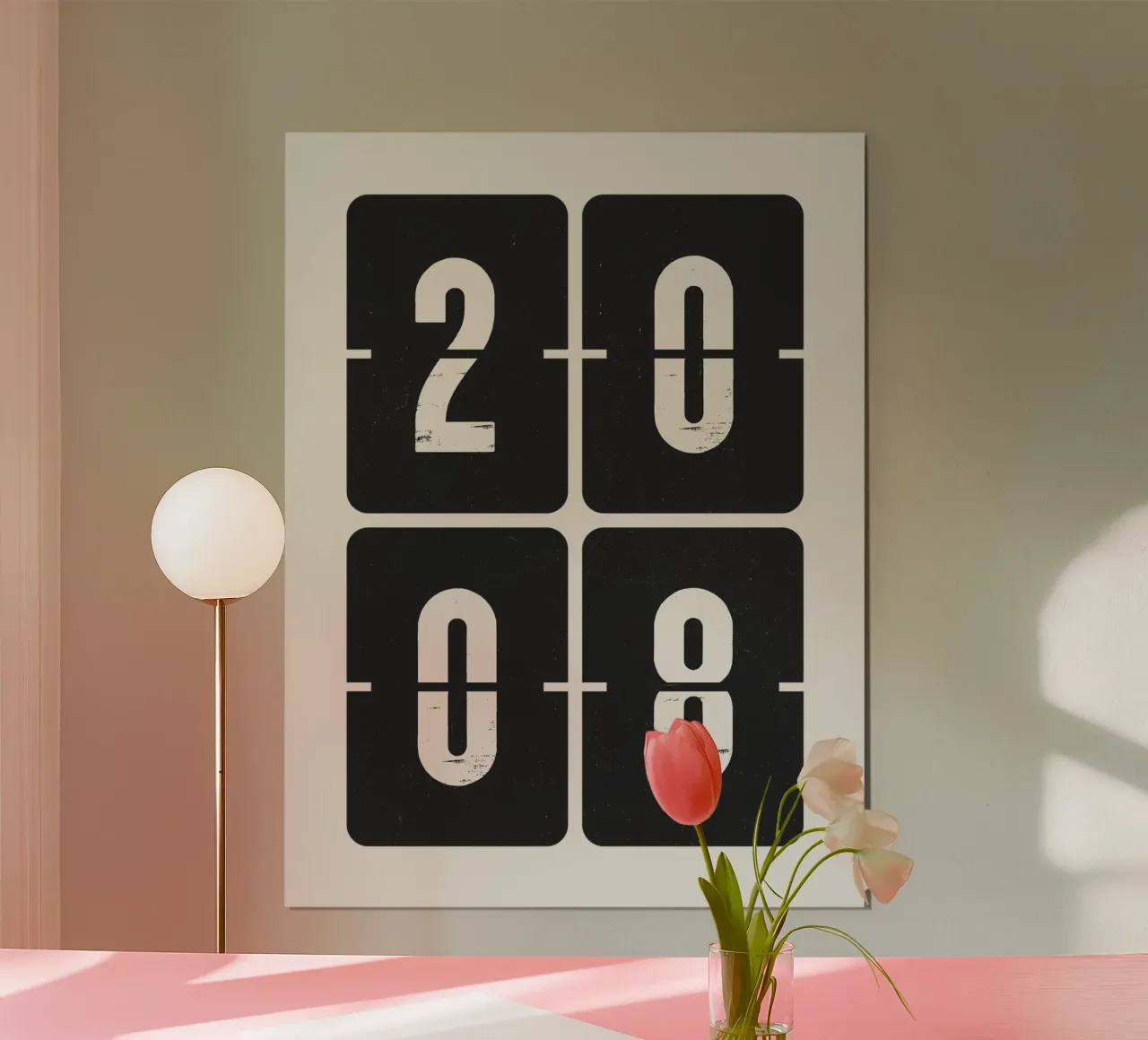 2008 Year poster da Vintagrafica