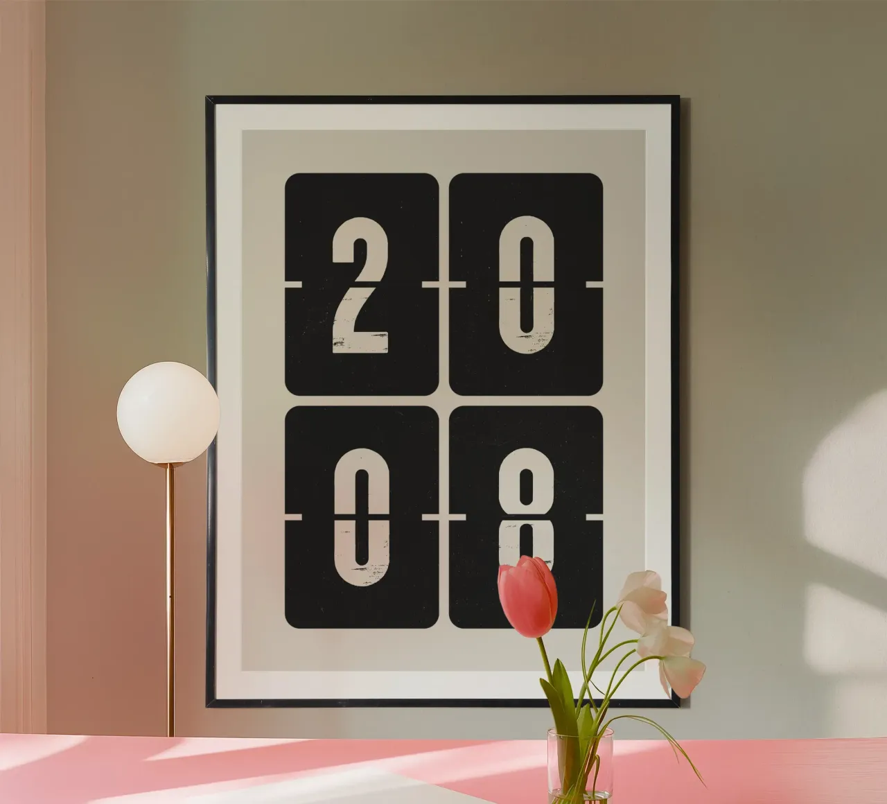 2008 Year poster da Vintagrafica