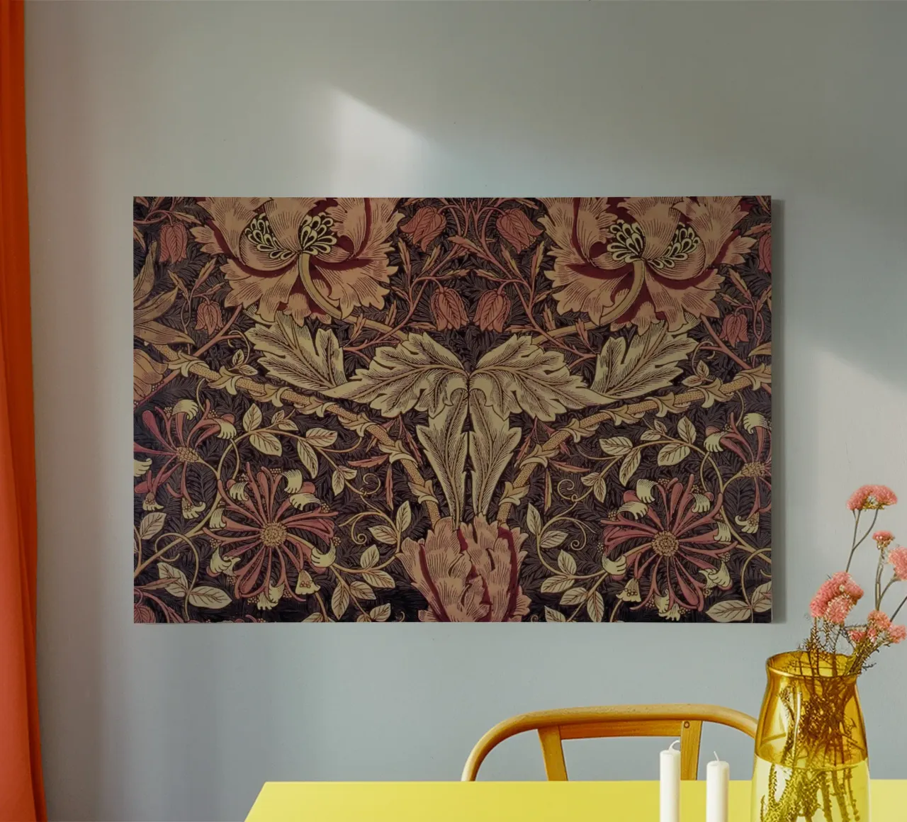 William Morris - Caprifoglio tela con Cornice a cassetta da William Store