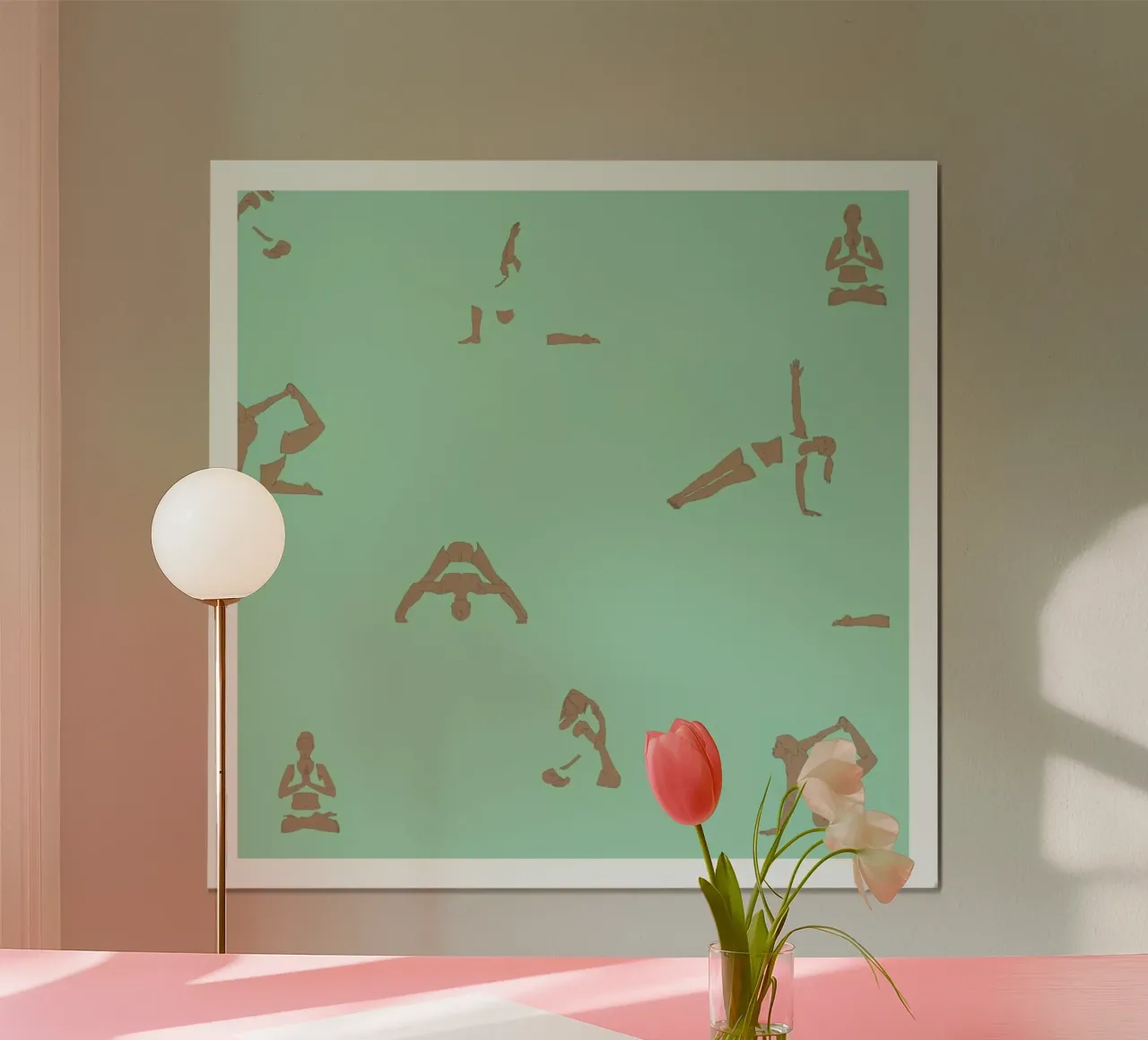 Yoga Practice 13 poster da Sandra De Leon