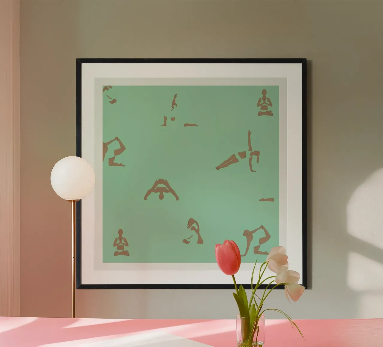 Yoga Practice 13 poster da Sandra De Leon