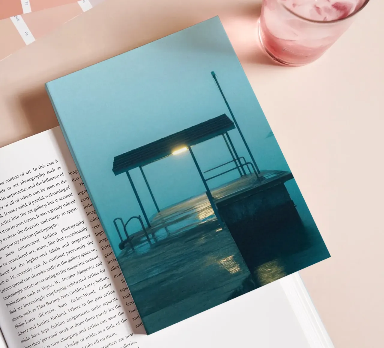 Illuminated solitude in the Bahamas notebook by By Night