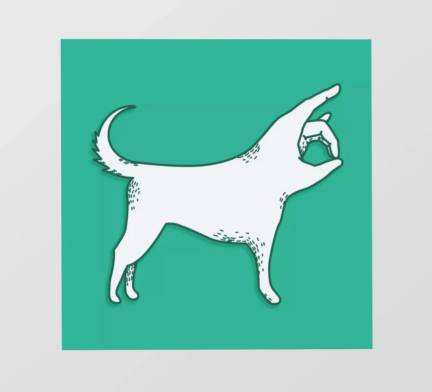 Cane pellicola backlit da Anna Fietta