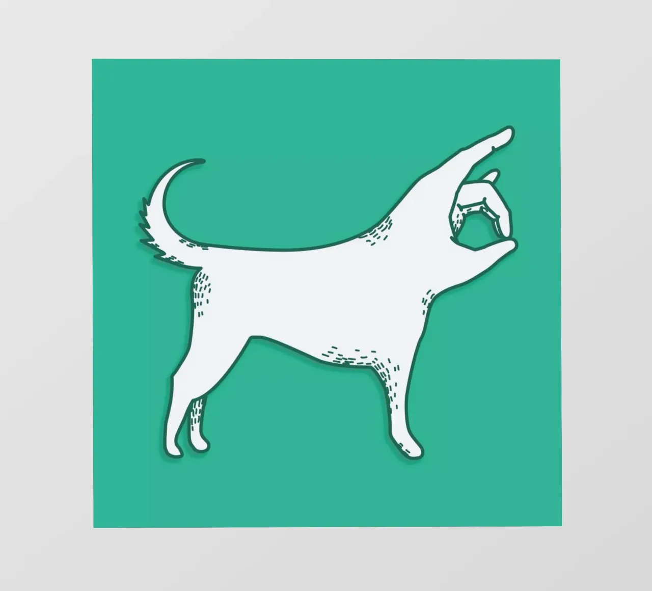 Cane pellicola backlit da Anna Fietta