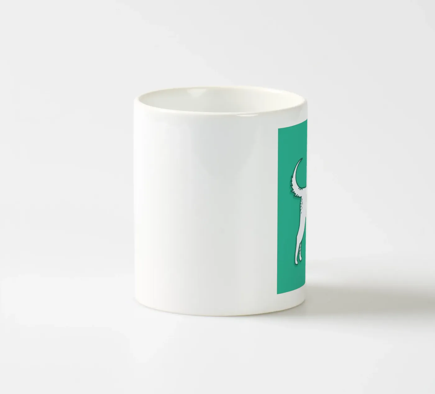 Cane ceramic mug by Anna Fietta