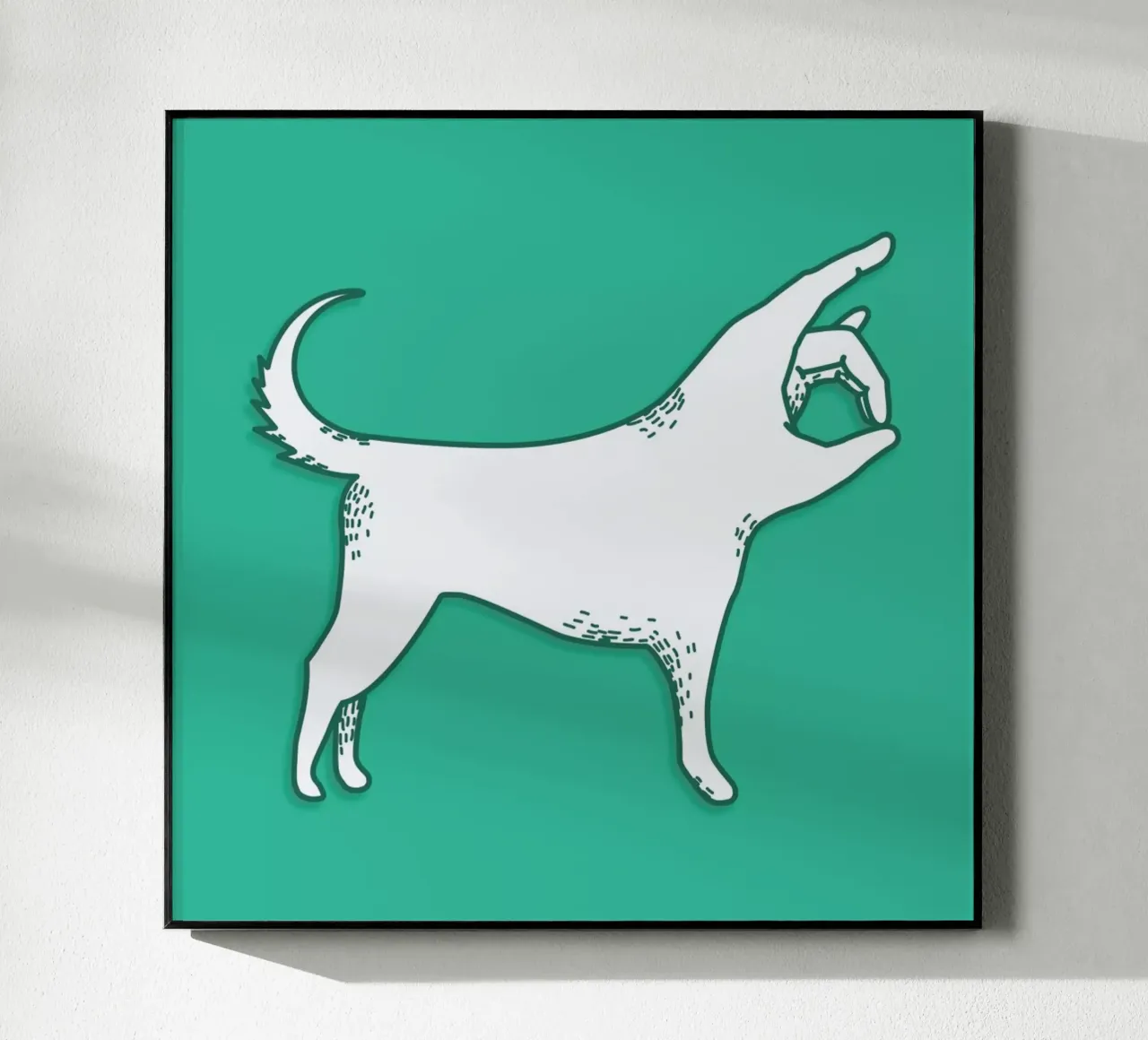 Cane plexiglass da Anna Fietta