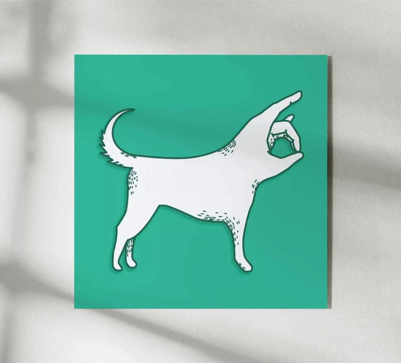 Cane plexiglass da Anna Fietta