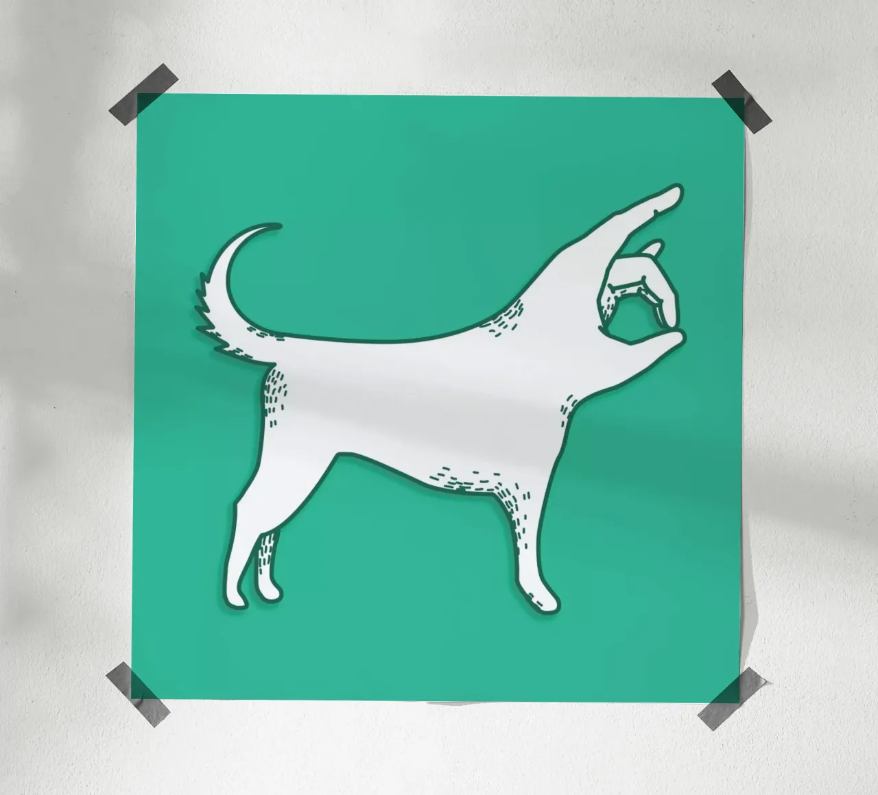 Cane poster da Anna Fietta