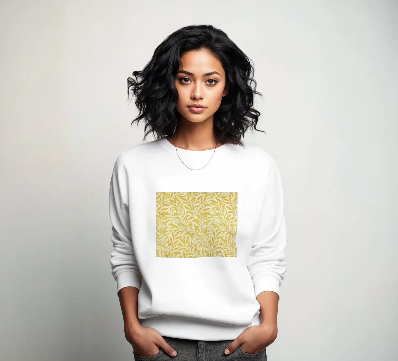 William Morris - Branches de saule, jaune sweat de William Store