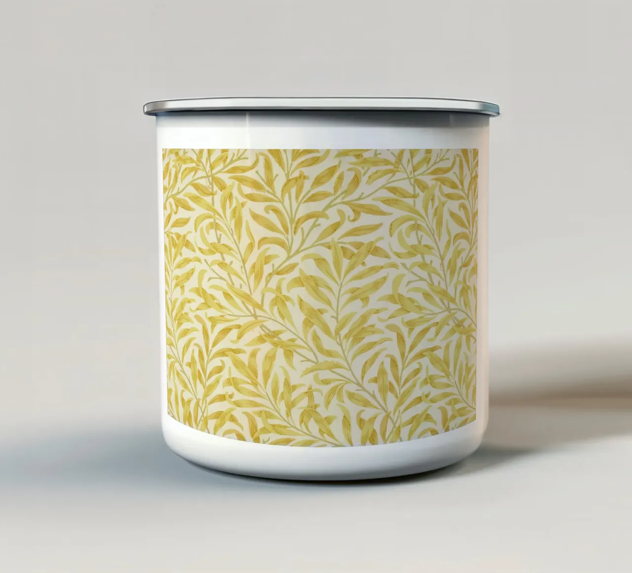 William Morris - Rami di salice, giallo tazza in smalto da William Store