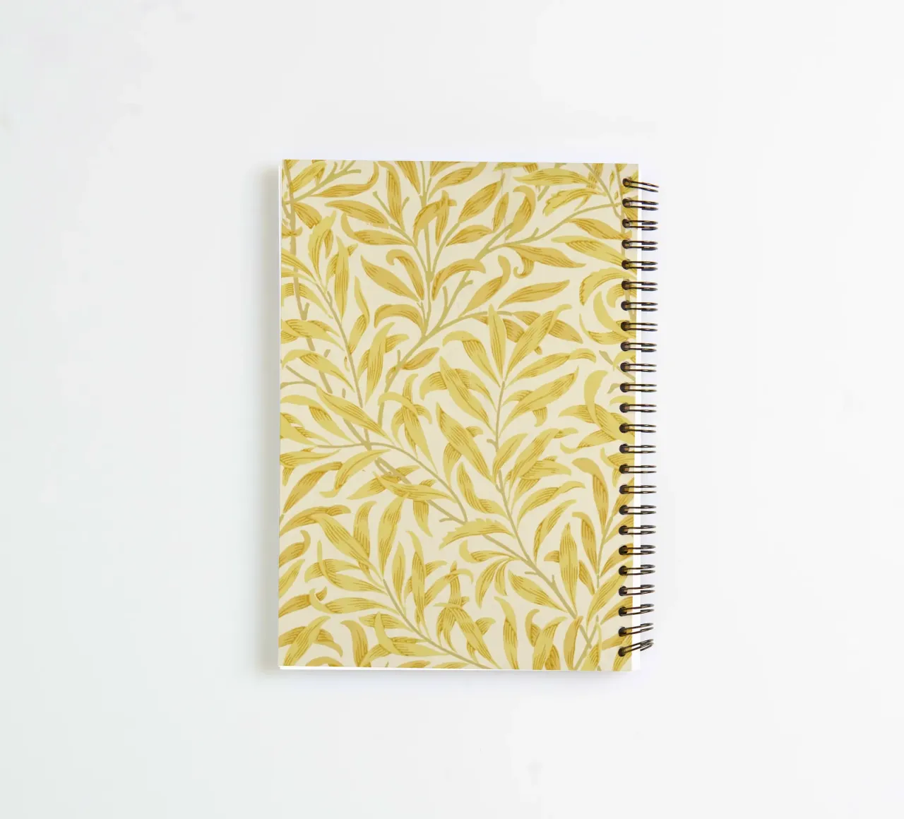William Morris - Willow Boughs, Yellow spiral notebook by William Store
