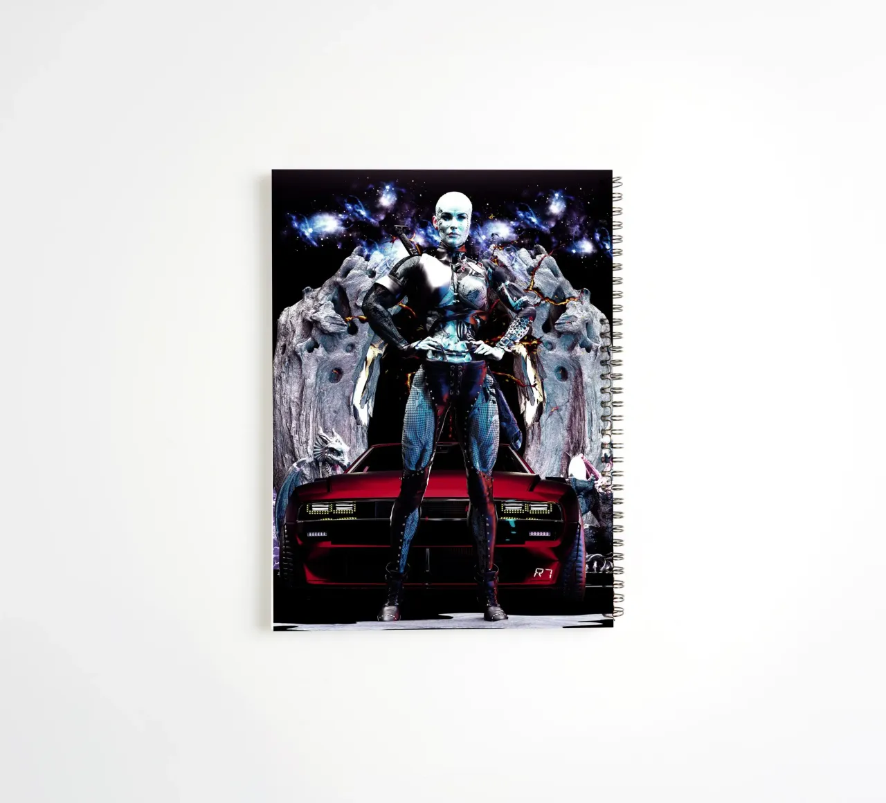 Demi-Mort - Cyber-guerrier carnet à spirale de the-witcher