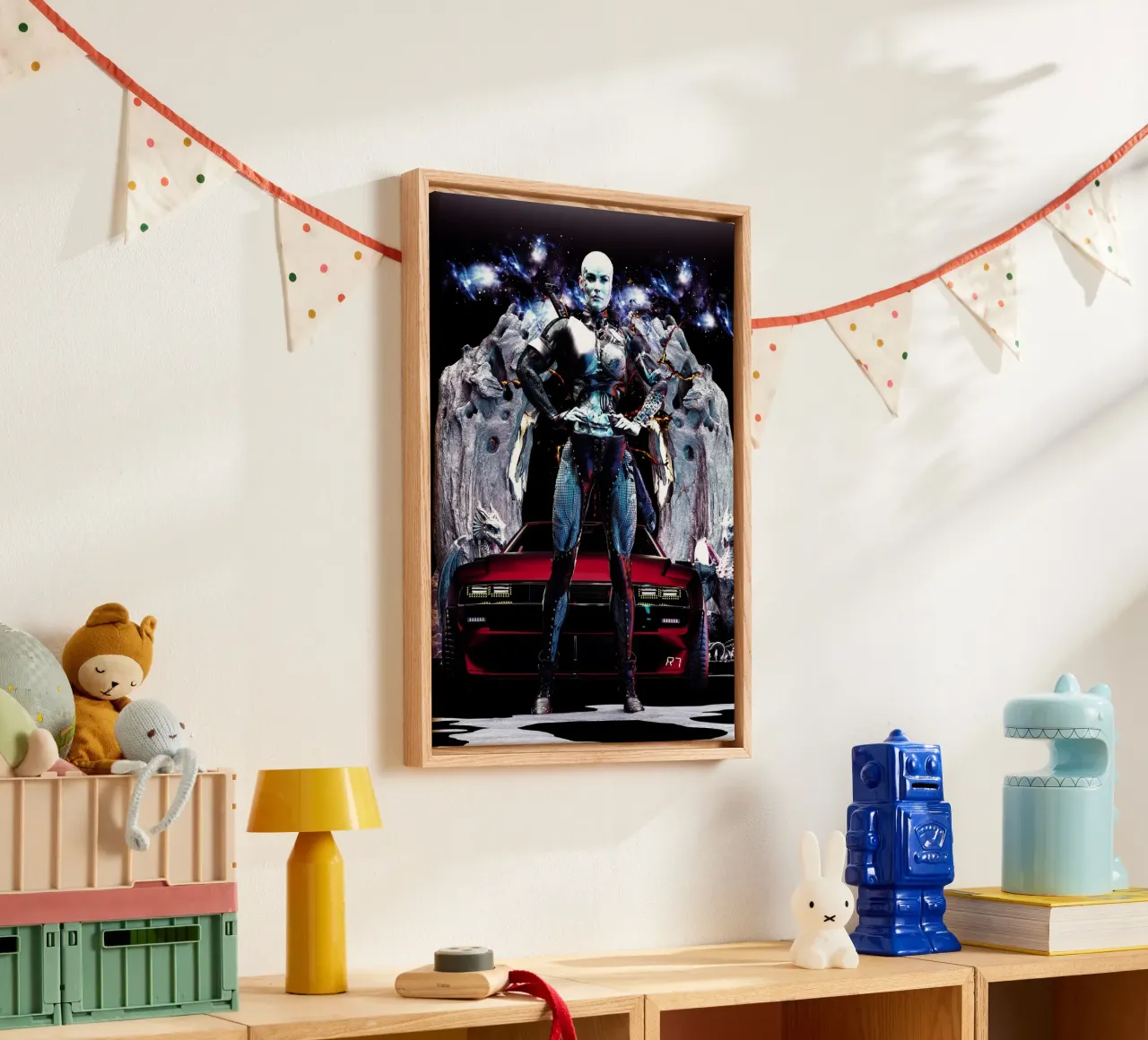 Demi-Mort - Guerriero cibernetico tela da the-witcher