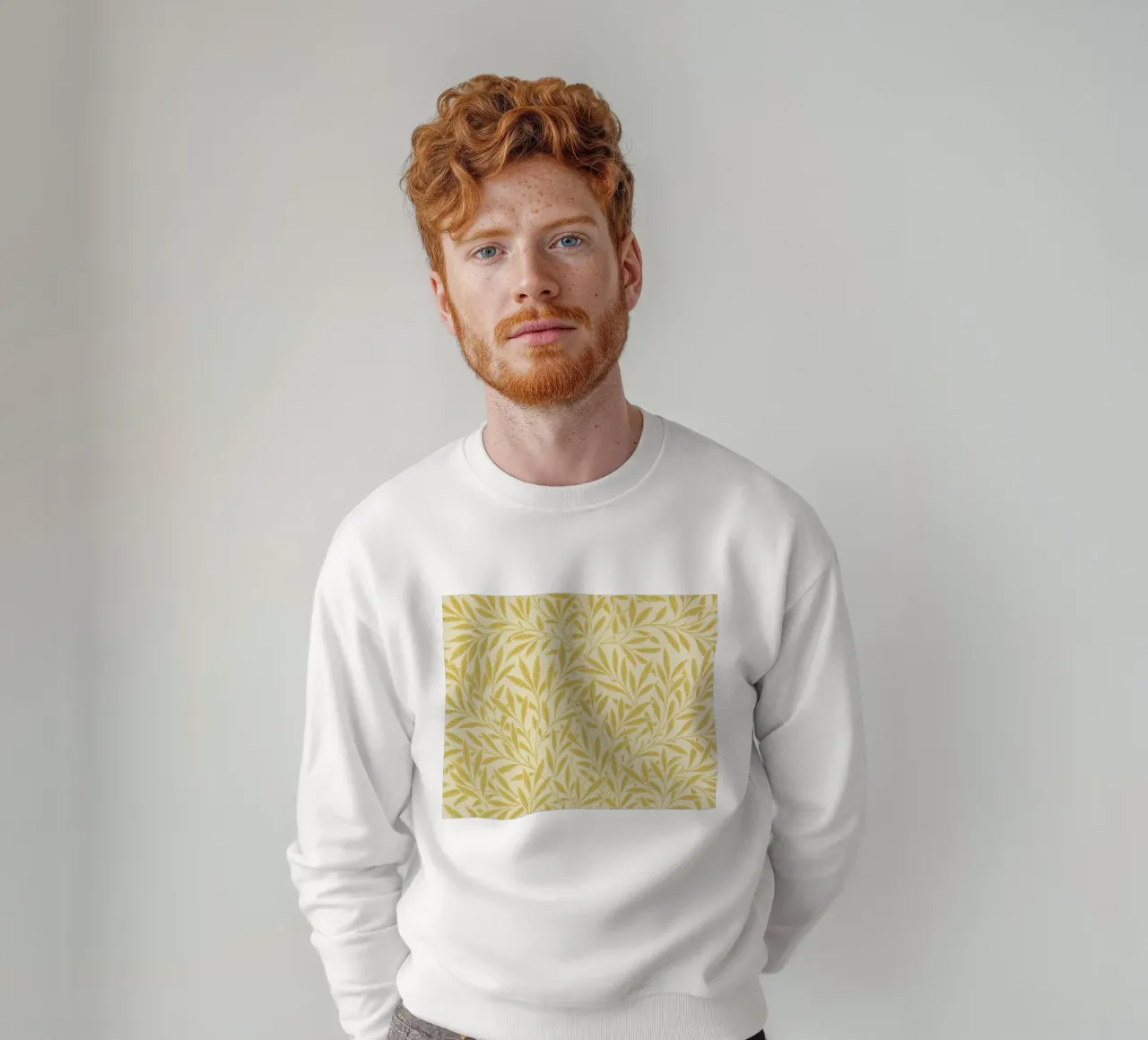 Morris - Rami di salice, giallo felpa da William Store