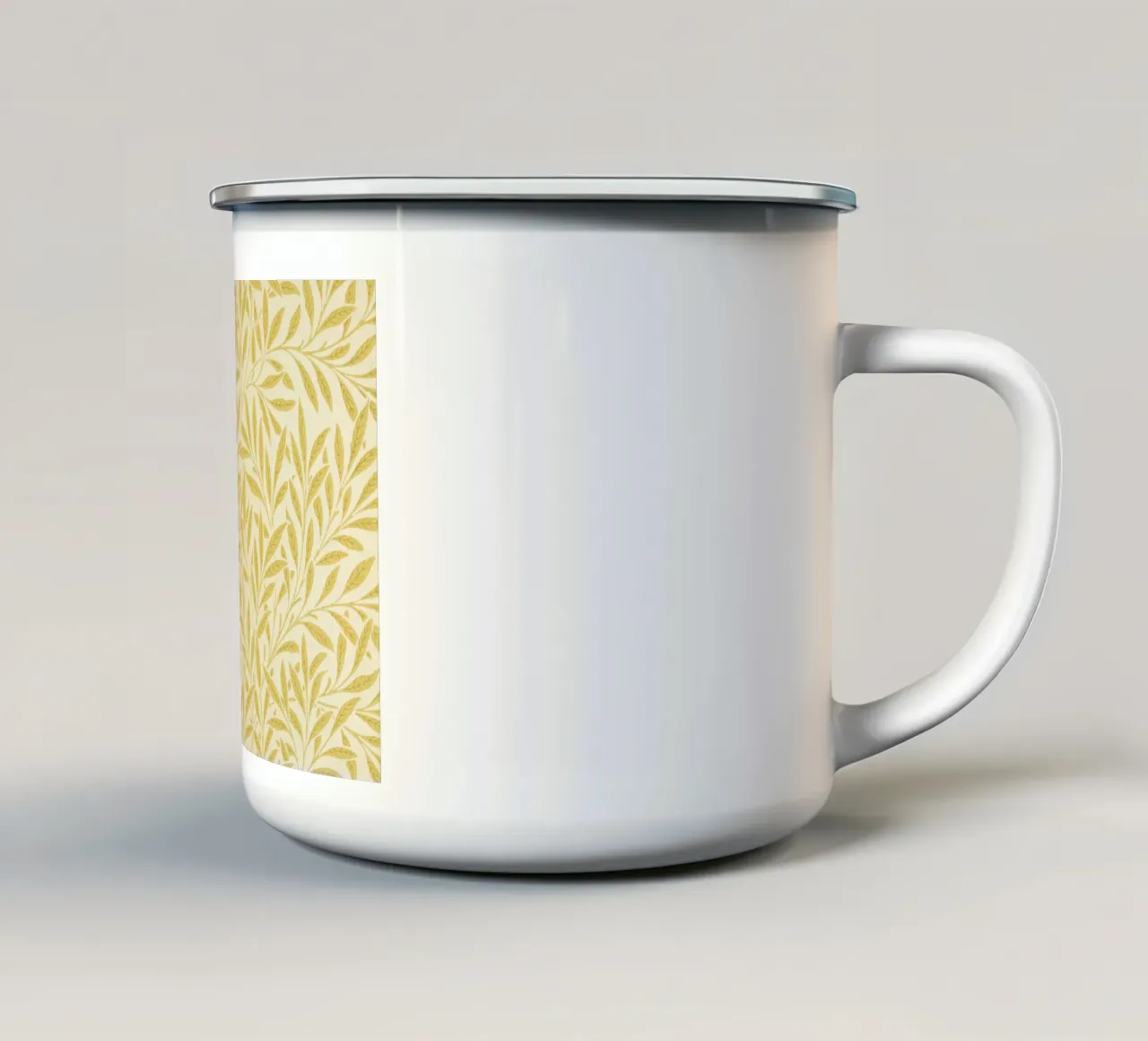Morris - Rami di salice, giallo tazza in smalto da William Store