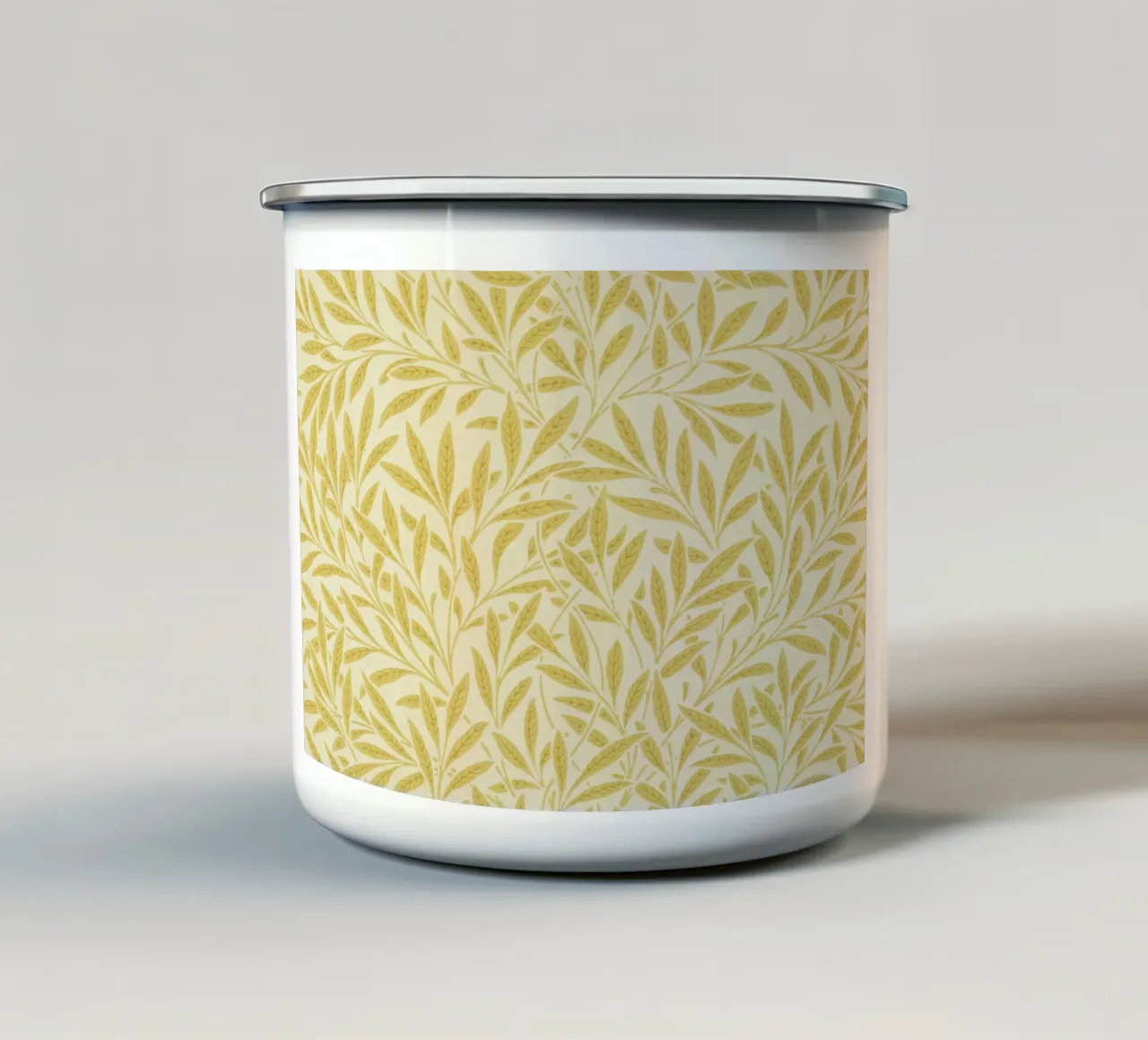 Morris - Rami di salice, giallo tazza in smalto da William Store