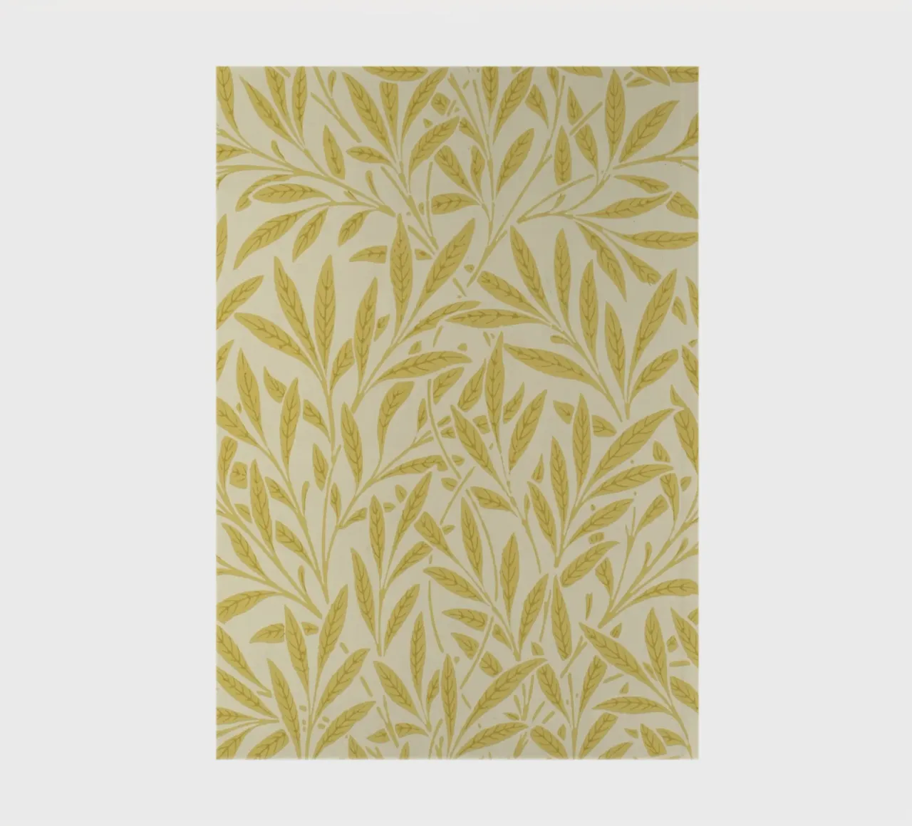 Morris - Branches de saule, jaune carnet de notes de William Store