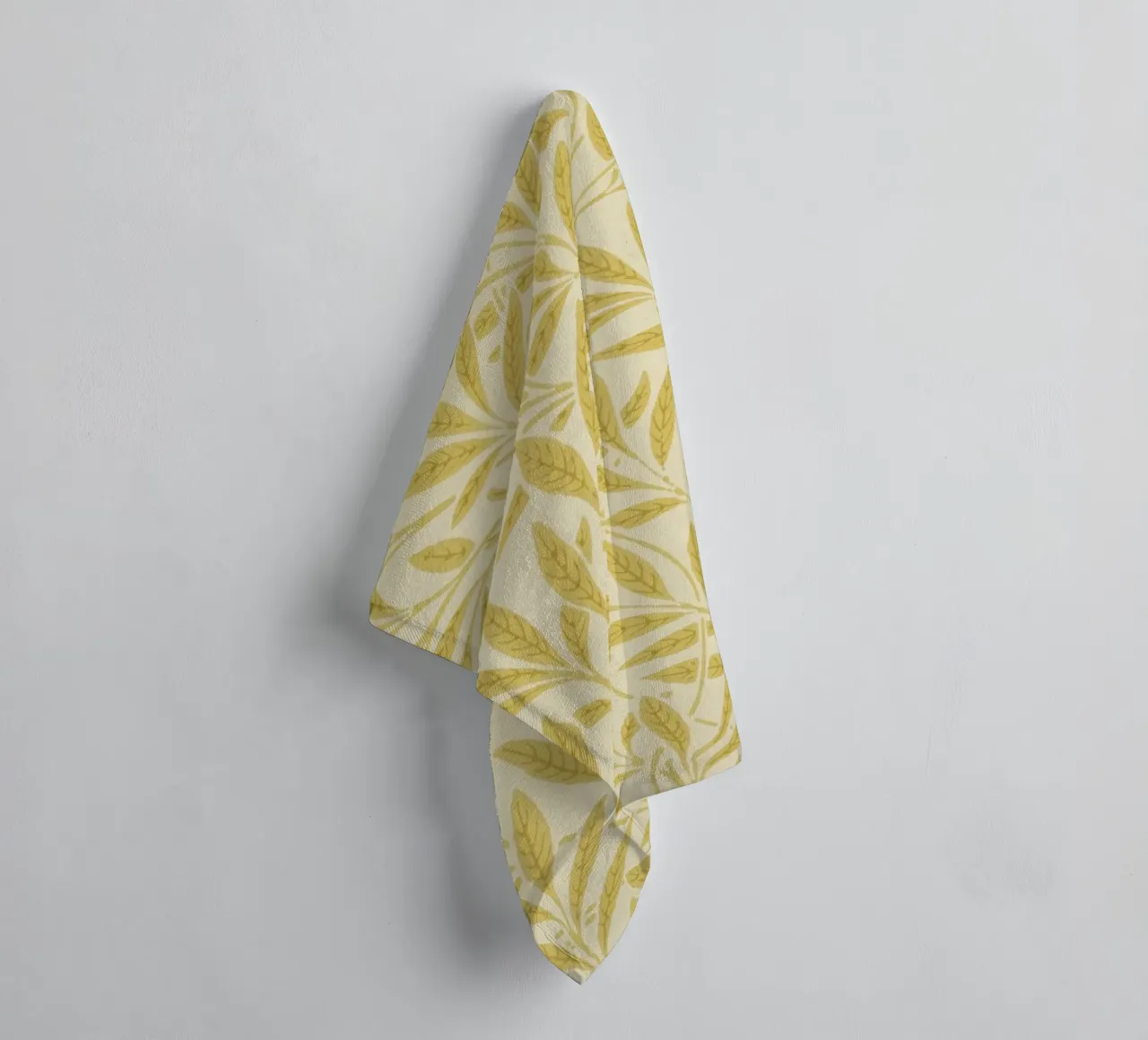 Morris - Branches de saule, jaune serviette de bain de William Store
